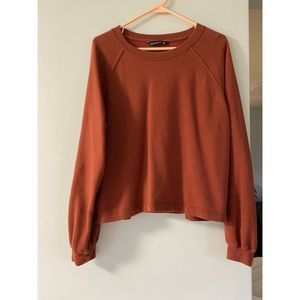 Abercrombie & Fitch Puff Sleeve Crewneck